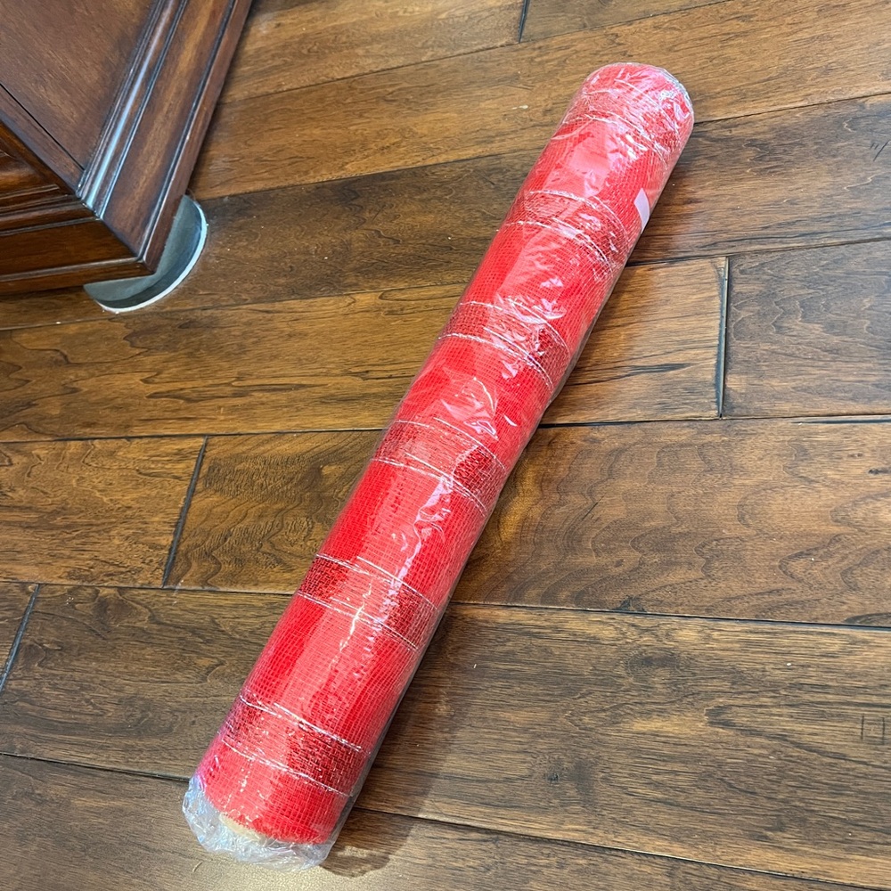 Red Mesh Roll for Home Party Decorations